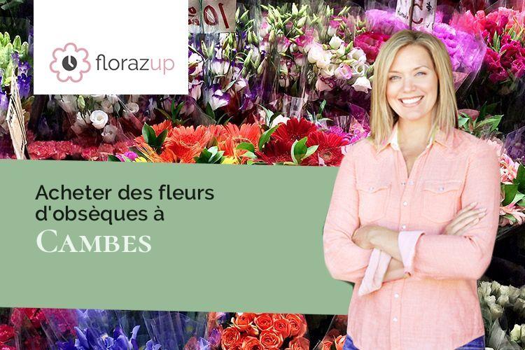 fleurs deuil pour une crémation à Cambes (Lot-et-Garonne/47350)