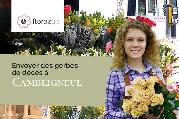 gerbes de fleurs pour un décès à Cambligneul (Pas-de-Calais/62690)
