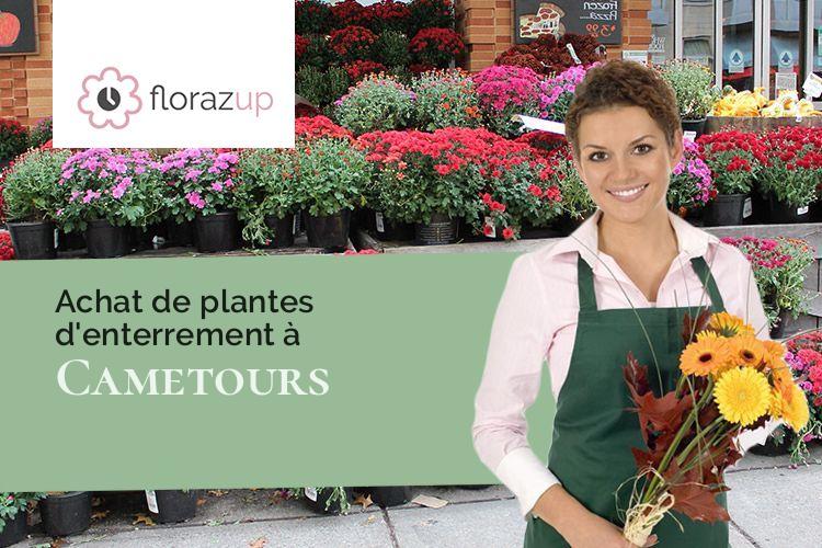 créations florales pour un enterrement à Cametours (Manche/50570)