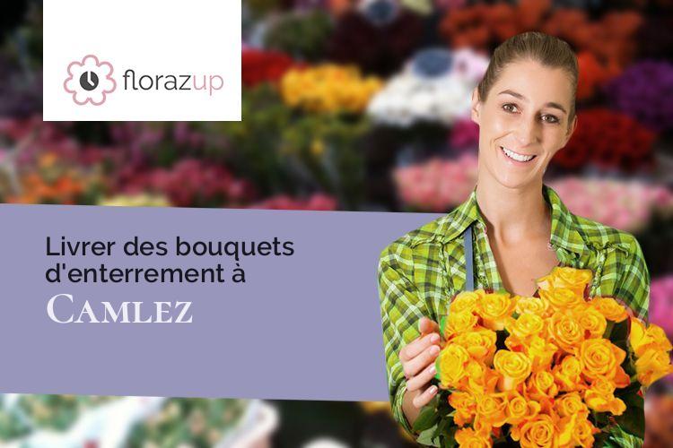couronnes florales pour un décès à Camlez (Côtes-d'Armor/22450)