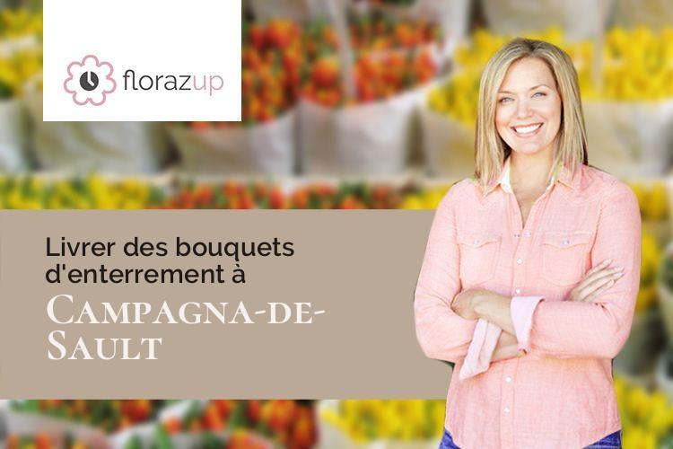coupes de fleurs pour des funérailles à Campagna-de-Sault (Aude/11140)