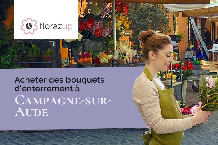 créations florales pour un enterrement à Campagne-sur-Aude (Aude/11260)