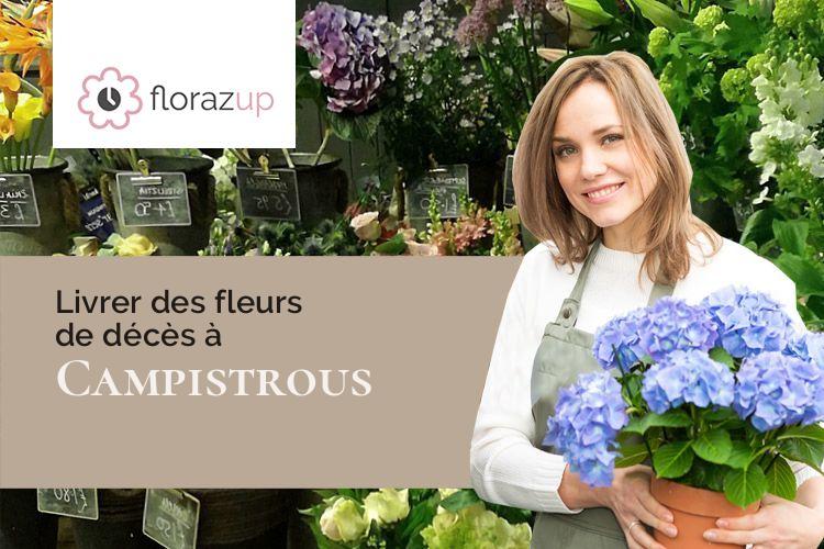 compositions florales pour des funérailles à Campistrous (Hautes-Pyrénées/65300)