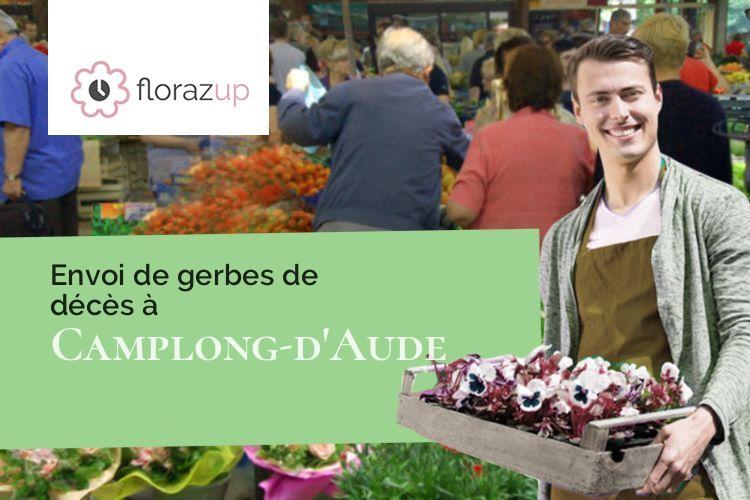 créations florales pour un décès à Camplong-d'Aude (Aude/11200)
