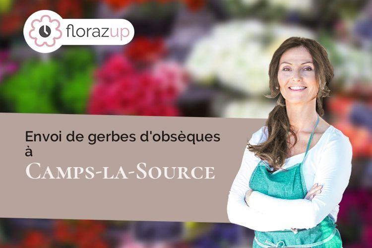 coupes de fleurs pour un enterrement à Camps-la-Source (Var/83170)