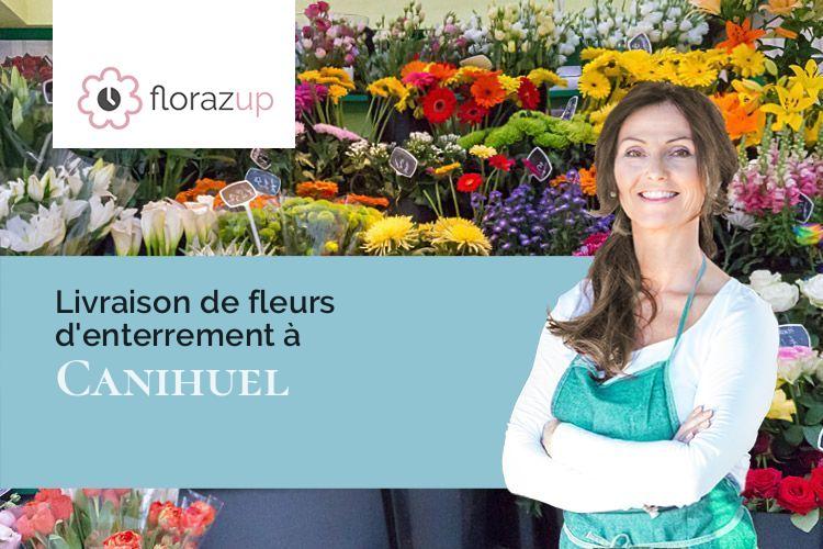 créations florales pour un décès à Canihuel (Côtes-d'Armor/22480)