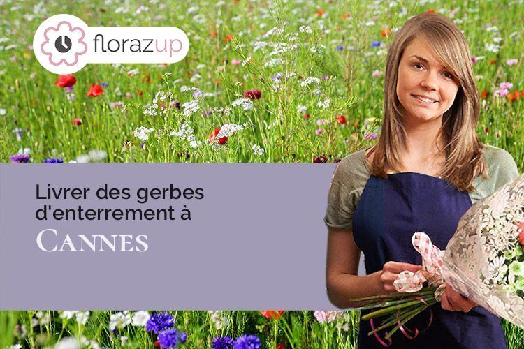 créations florales pour des obsèques à Cannes (Alpes-Maritimes/06400)