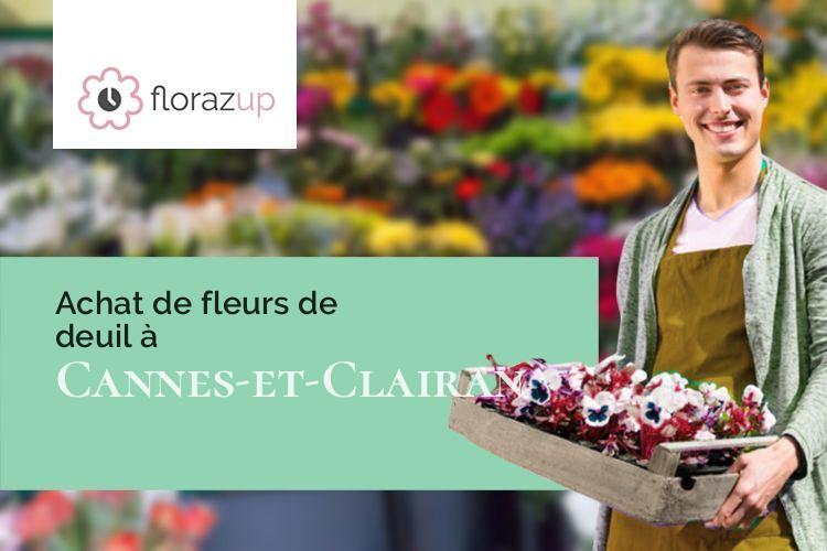 coeurs de fleurs pour un décès à Cannes-et-Clairan (Gard/30260)