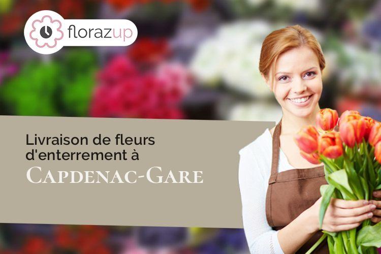 compositions de fleurs pour une crémation à Capdenac-Gare (Aveyron/12700)