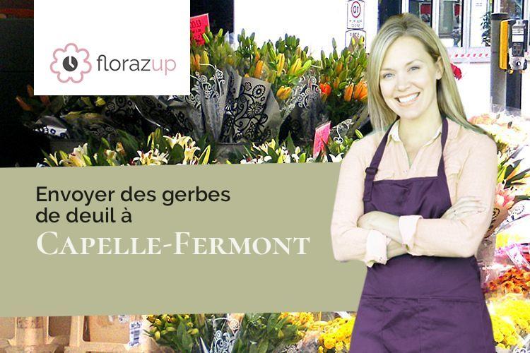 créations florales pour des funérailles à Capelle-Fermont (Pas-de-Calais/62690)