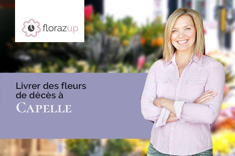 compositions florales pour une crémation à Capelle (Nord/59213)