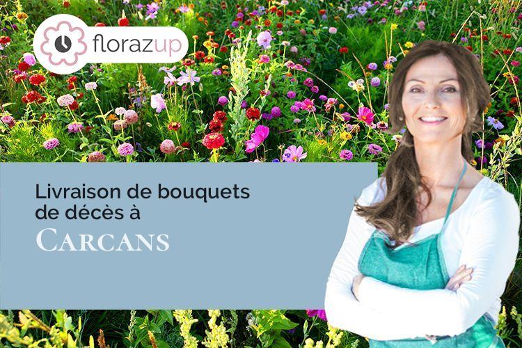 bouquets de fleurs pour des funérailles à Carcans (Gironde/33121)