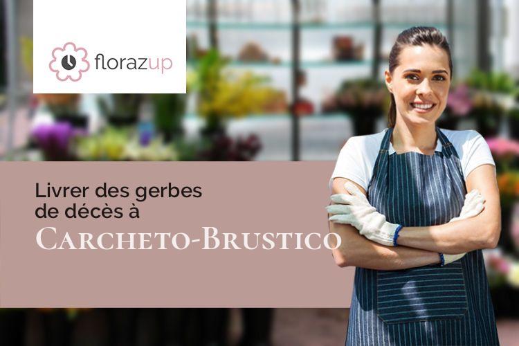 créations de fleurs pour un décès à Carcheto-Brustico (Corse/20229)