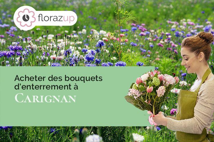gerbes de fleurs pour un enterrement à Carignan (Ardennes/08110)