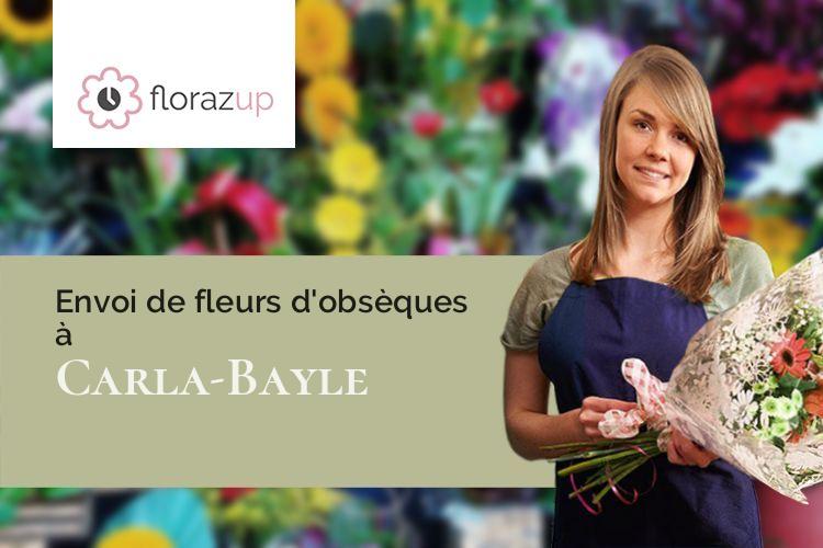 créations de fleurs pour un décès à Carla-Bayle (Ariège/09130)