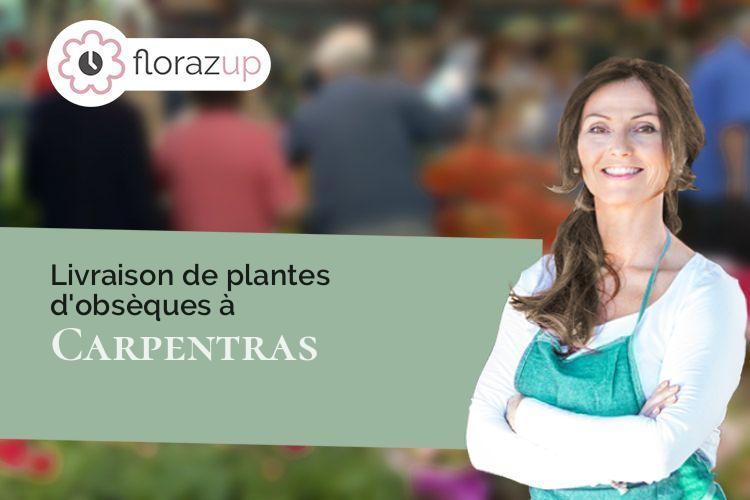 créations florales pour des obsèques à Carpentras (Vaucluse/84200)