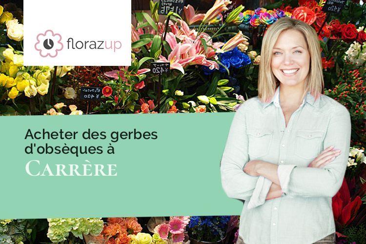 créations florales pour un décès à Carrère (Pyrénées-Atlantiques/64160)