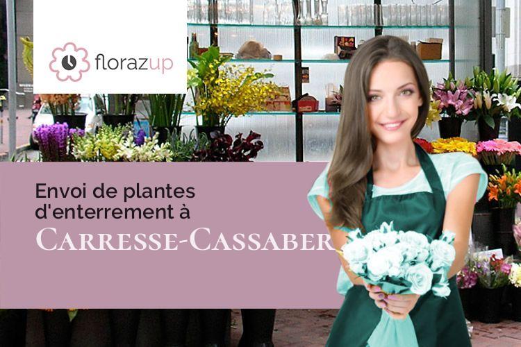 couronnes de fleurs pour un enterrement à Carresse-Cassaber (Pyrénées-Atlantiques/64270)