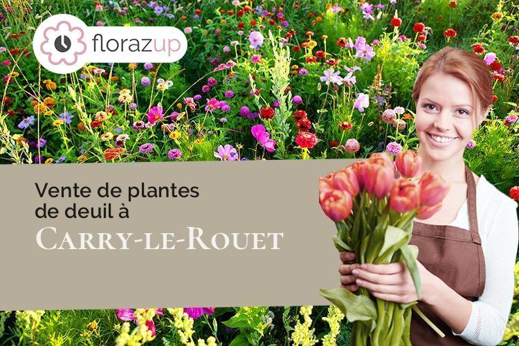 coeur de fleurs pour des obsèques à Carry-le-Rouet (Bouches-du-Rhône/13620)