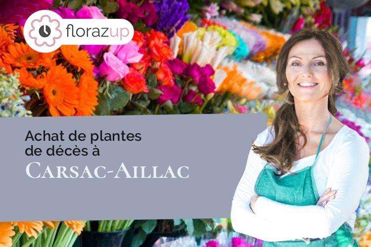 coupes de fleurs pour des funérailles à Carsac-Aillac (Dordogne/24200)