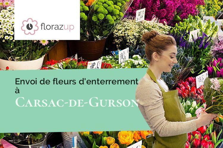 coeurs de fleurs pour une crémation à Carsac-de-Gurson (Dordogne/24610)