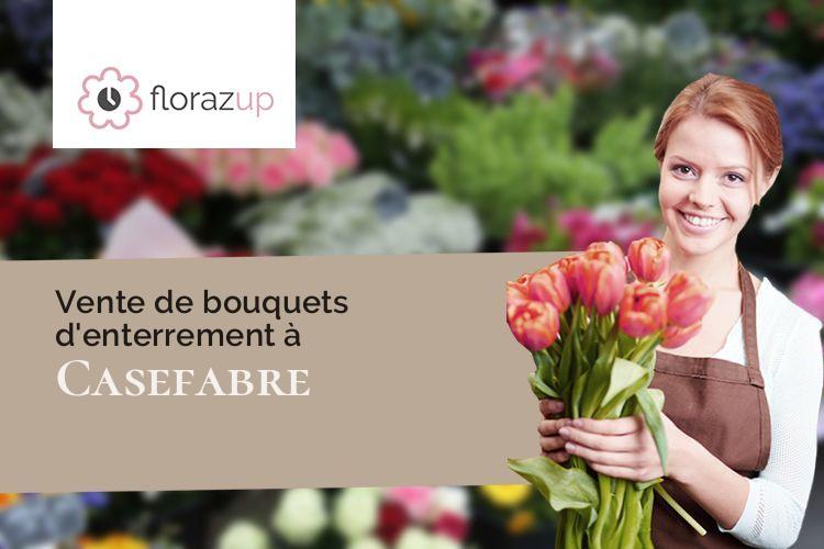 fleurs deuil pour un enterrement à Casefabre (Pyrénées-Orientales/66130)