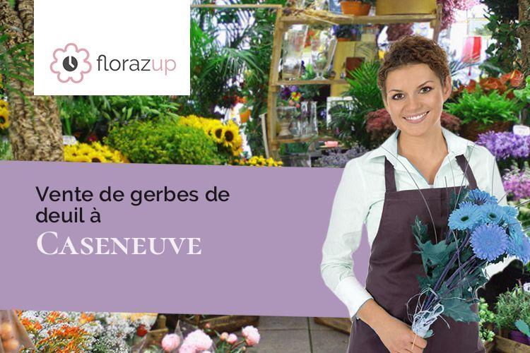 créations de fleurs pour un enterrement à Caseneuve (Vaucluse/84750)