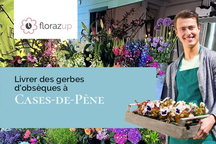 compositions florales pour un deuil à Cases-de-Pène (Pyrénées-Orientales/66600)