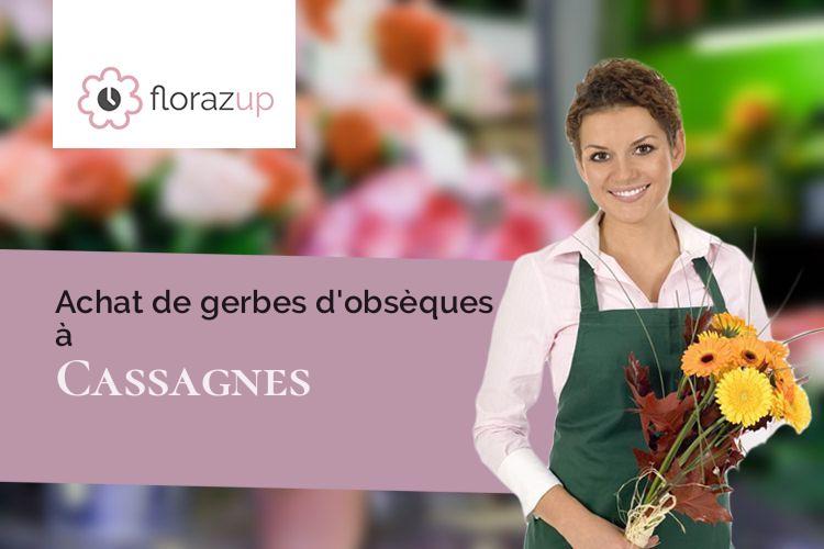 gerbes de fleurs pour un décès à Cassagnes (Pyrénées-Orientales/66720)