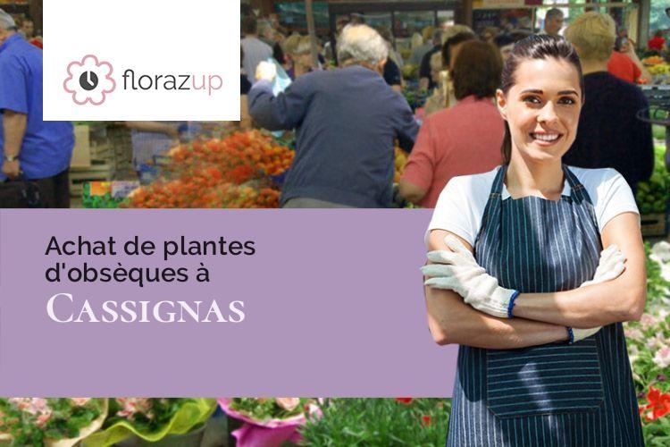 plantes pour des funérailles à Cassignas (Lot-et-Garonne/47340)