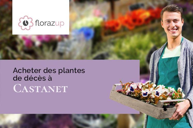 gerbes de fleurs pour des obsèques à Castanet (Aveyron/12240)