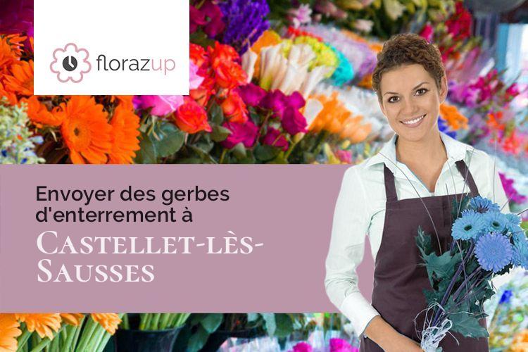 compositions de fleurs pour des obsèques à Castellet-lès-Sausses (Alpes-de-Haute-Provence/04320)