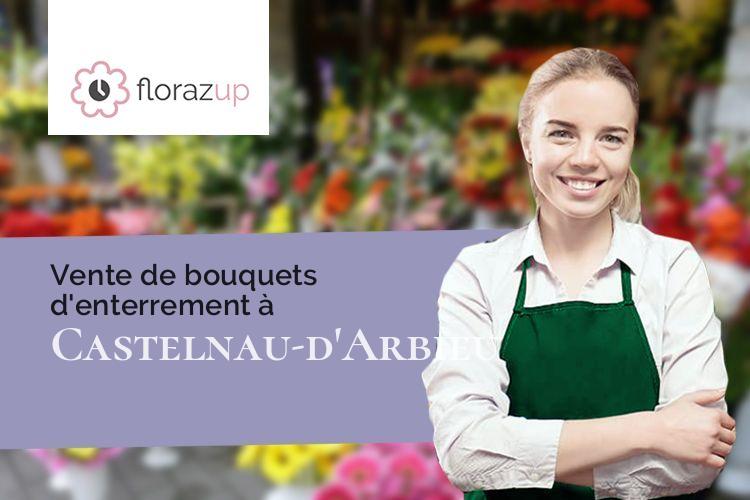 fleurs deuil pour des obsèques à Castelnau-d'Arbieu (Gers/32500)