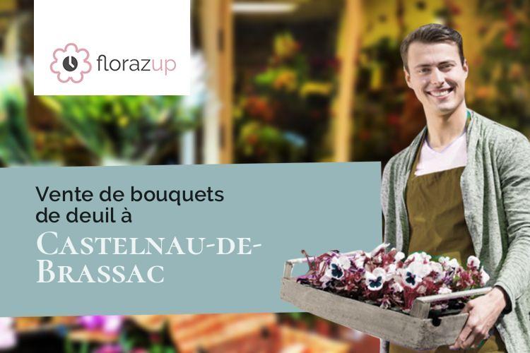 coupes de fleurs pour une crémation à Castelnau-de-Brassac (Tarn/81260)