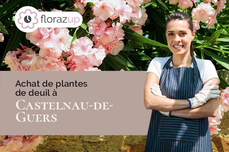 bouquets de fleurs pour une crémation à Castelnau-de-Guers (Hérault/34120)