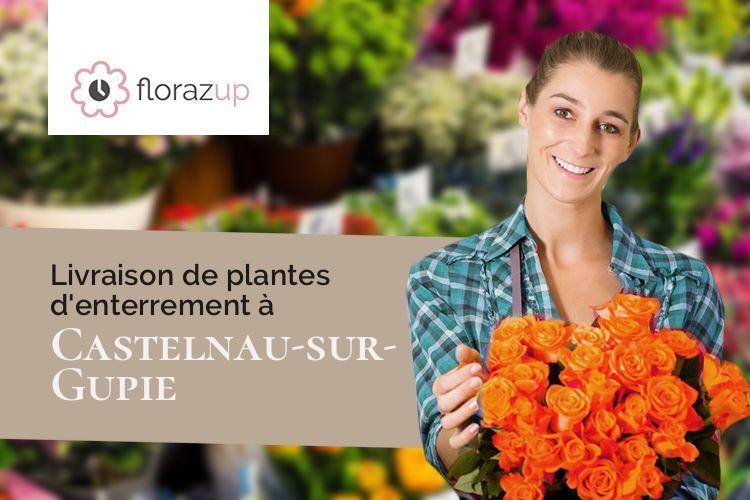 bouquets de fleurs pour un décès à Castelnau-sur-Gupie (Lot-et-Garonne/47200)