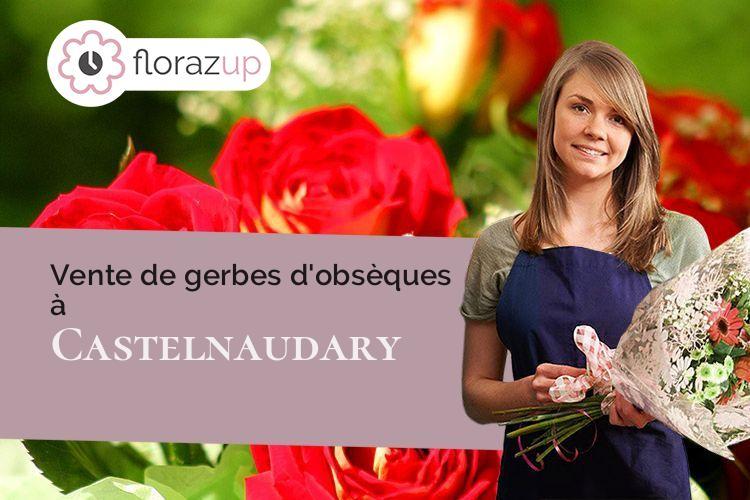 fleurs deuil pour des obsèques à Castelnaudary (Aude/11400)
