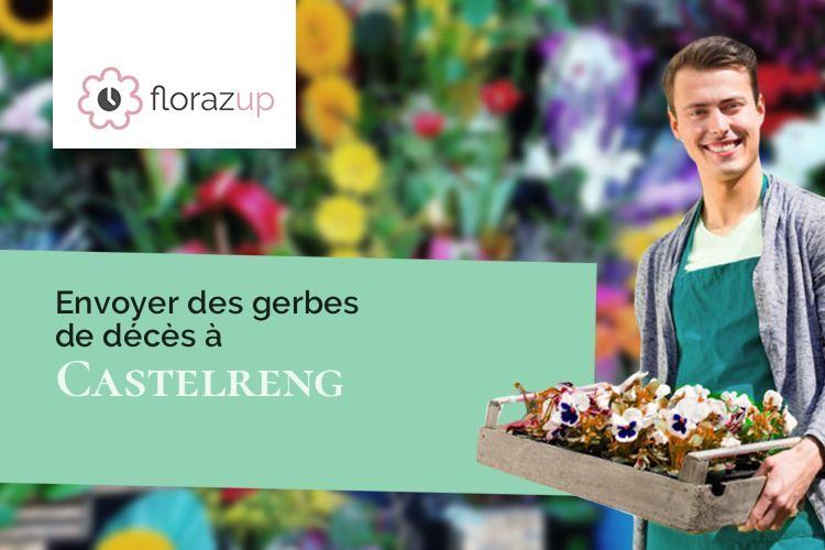 créations florales pour des obsèques à Castelreng (Aude/11300)