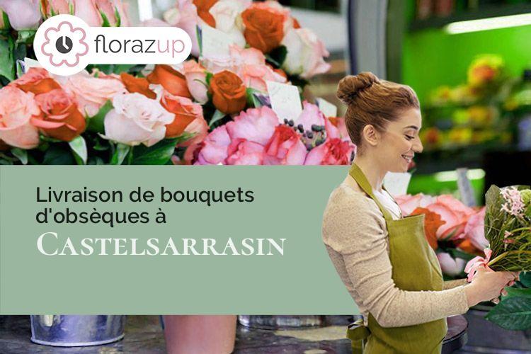 créations florales pour un deuil à Castelsarrasin (Tarn-et-Garonne/82100)