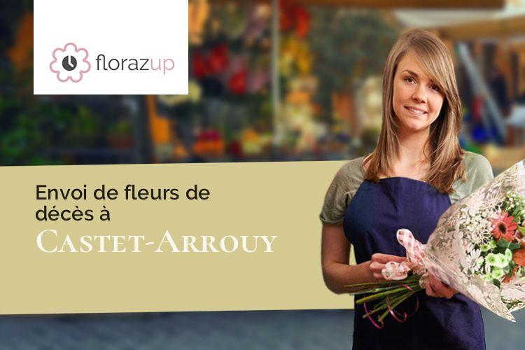 couronnes florales pour une crémation à Castet-Arrouy (Gers/32340)