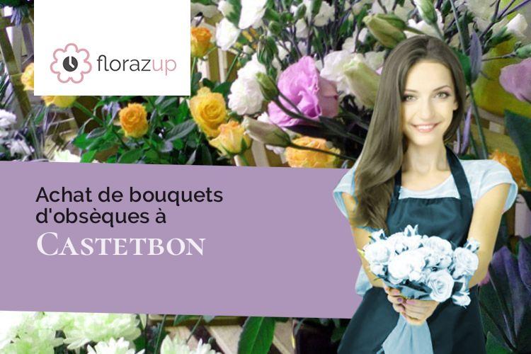 créations florales pour des funérailles à Castetbon (Pyrénées-Atlantiques/64190)