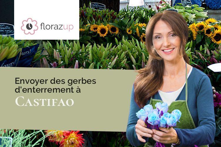 créations florales pour un enterrement à Castifao (Corse/20218)