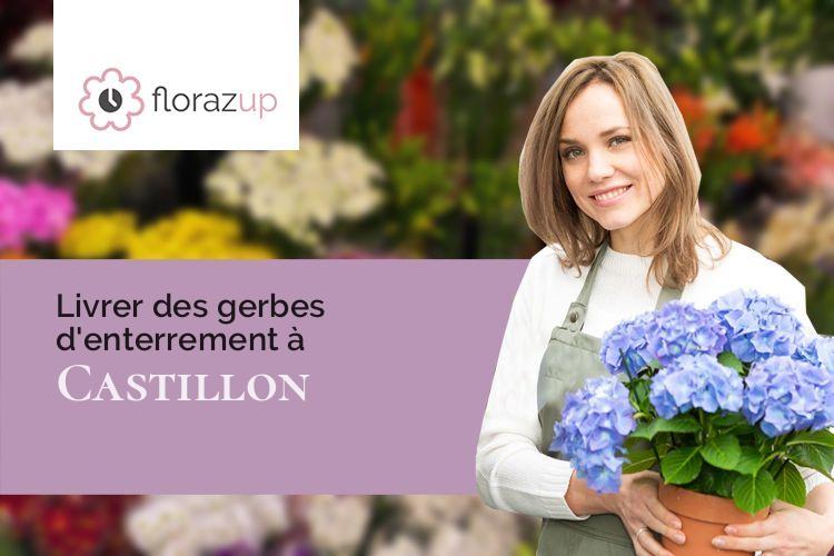 coupes de fleurs pour des funérailles à Castillon (Alpes-Maritimes/06500)