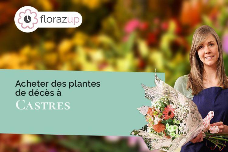 compositions de fleurs pour des obsèques à Castres (Tarn/81100)