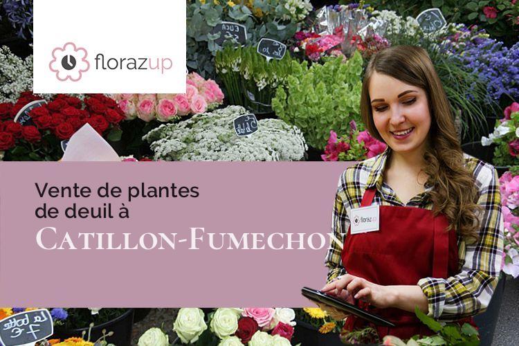 coupes de fleurs pour un décès à Catillon-Fumechon (Oise/60130)