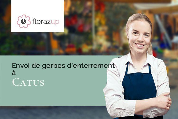 créations de fleurs pour des obsèques à Catus (Lot/46150)