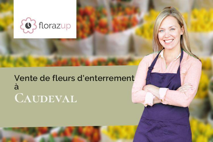 créations de fleurs pour un enterrement à Caudeval (Aude/11230)