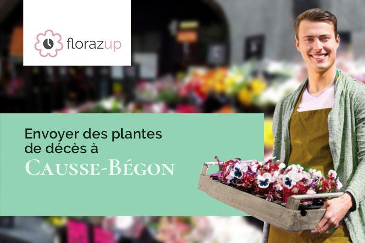 compositions florales pour un décès à Causse-Bégon (Gard/30750)