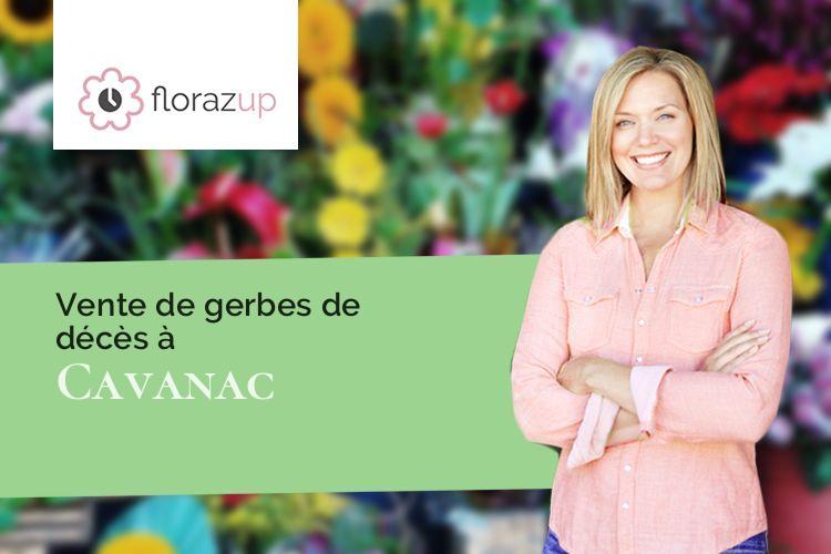 fleurs deuil pour une crémation à Cavanac (Aude/11570)