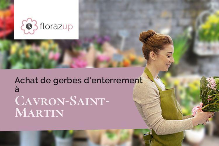gerbes de fleurs pour un deuil à Cavron-Saint-Martin (Pas-de-Calais/62140)